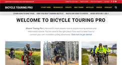 Desktop Screenshot of bicycletouringpro.com