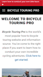 Mobile Screenshot of bicycletouringpro.com